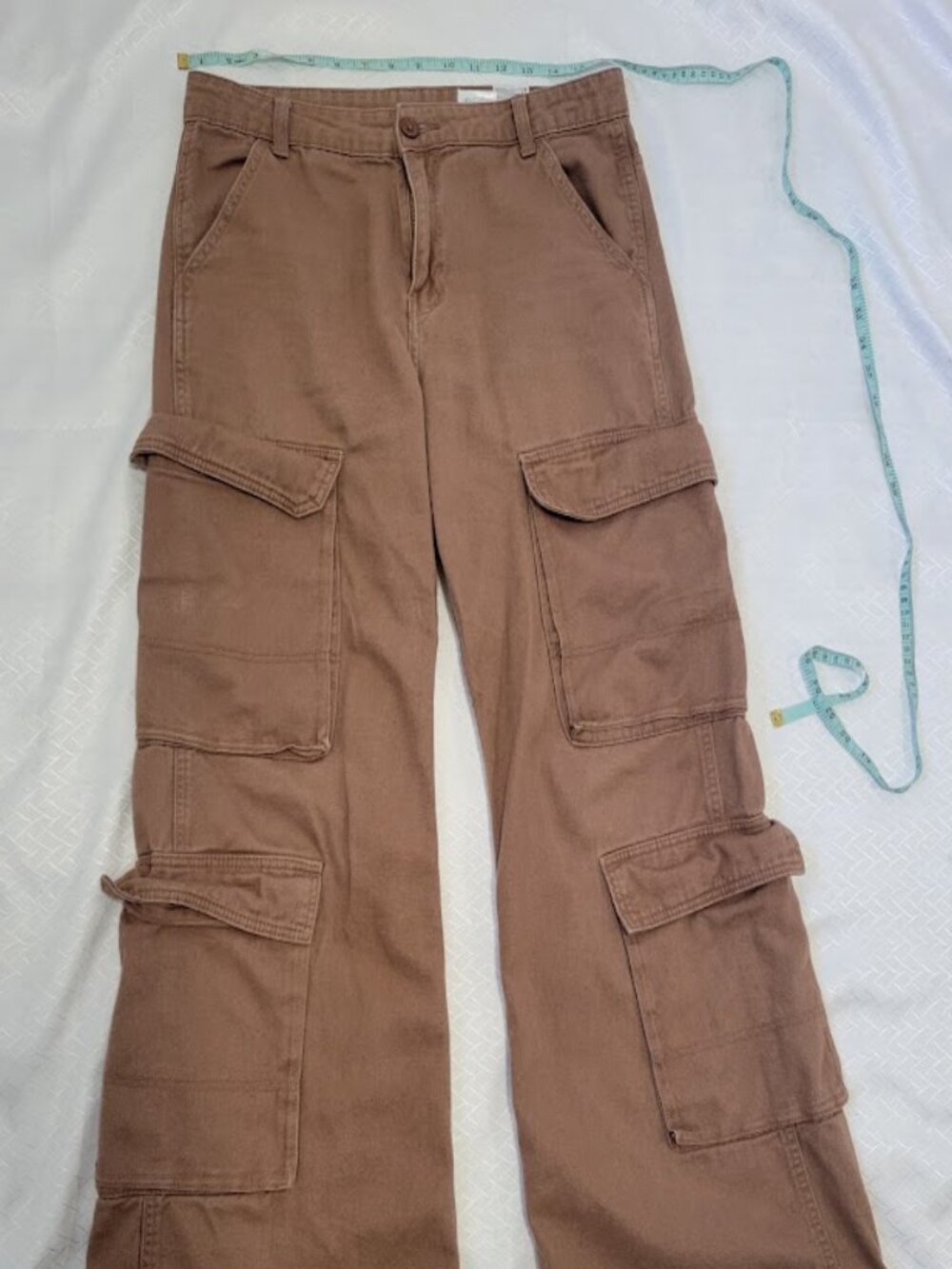Divided by H&M Women's Brown Wide Leg Cargo Pants Size 6